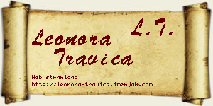 Leonora Travica vizit kartica